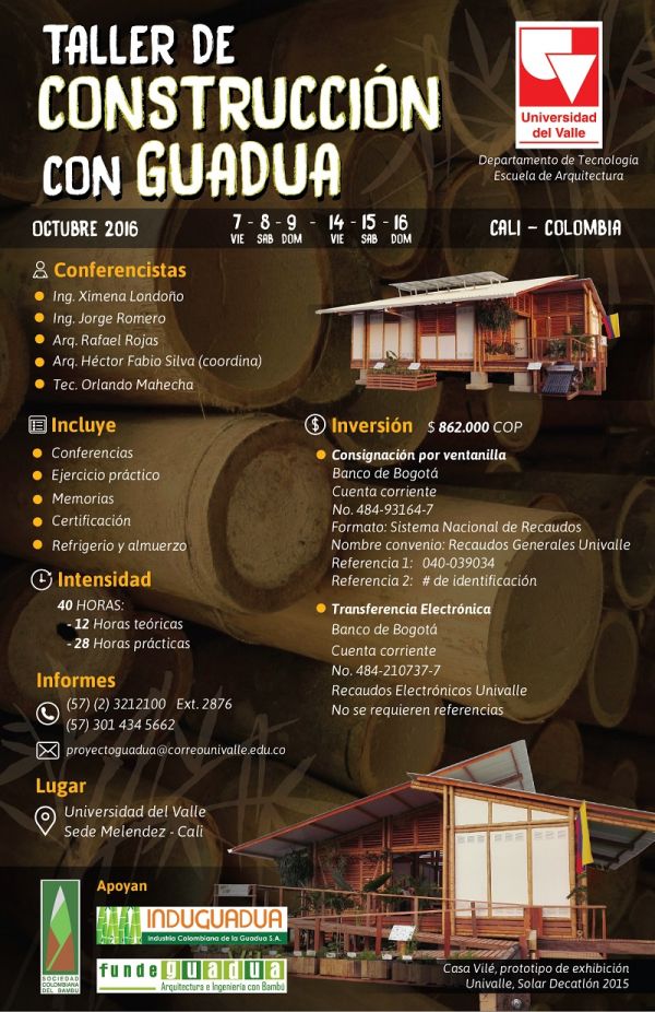 Taller de Construcci&oacute;n de Guadua
