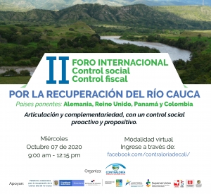 II Foro por la recuperaci&oacute;n del r&iacute;o Cauca