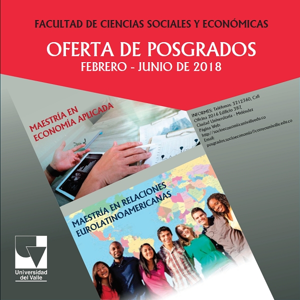 Oferta de posgrados, Facultad de Ciencias Sociales y Econ&oacute;micas