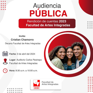 Rendici&oacute;n de Cuentas 2023 de la Facultad de Artes Integradas