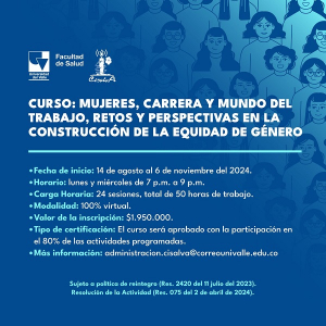 Curso: Mujeres, carrera y mundo del trabajo
