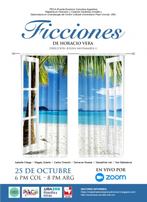 &ldquo;Ficciones" de Horacio Vera, tercera lectura en las Jornadas Binacionales de Dramaturgia