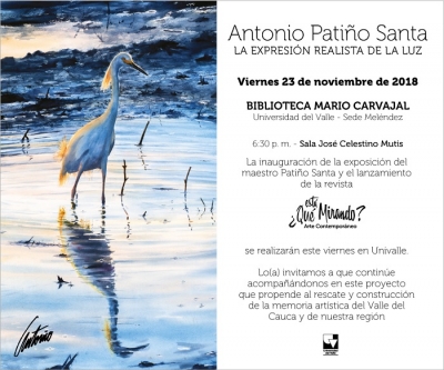 Antonio Pati&ntilde;o Santa en la Pinacoteca de Univalle
