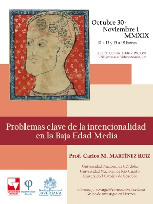 Seminario intensivo sobre la "Intencionalidad en la Baja Edad Media"