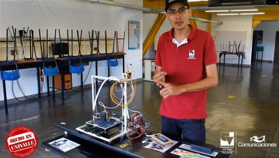 Estudiante innova en impresora 3D