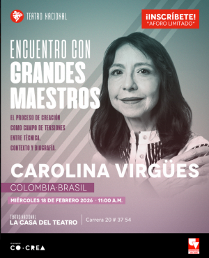 Carolina Virg&uuml;ez-Ciclo en Encuentros con grandes maestros