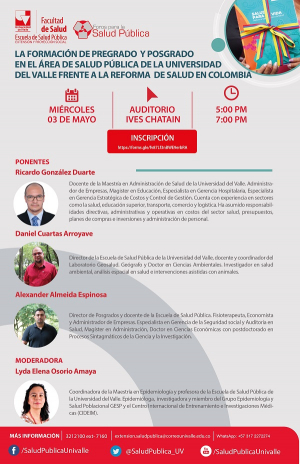 Foro sobre formaci&oacute;n en salud p&uacute;blica frente a la reforma de salud