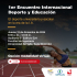 Participa del 1er Encuentro Internacional Deporte y Educaci&oacute;n: Innovaci&oacute;n y futuro en la era de la IA