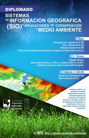 Diplomado en Sistemas de Informaci&oacute;n Geogr&aacute;fica y aplicaciones en conservaci&oacute;n y medio ambiente
