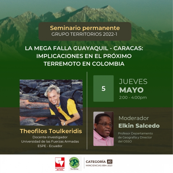 La Mega Falla Guayaquil - Caracas: implicaciones en el pr&oacute;ximo terremoto en Colombia
