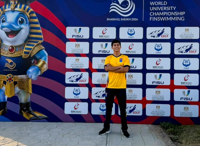 Estudiante en el Mundial Universitario de Nataci&oacute;n con Aletas en Egipto