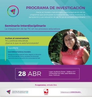 Conversatorio sobre TIC y pol&iacute;ticas educativas