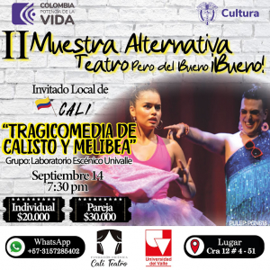 Teatro de Univalle en muestra alternativa de Cali Teatro