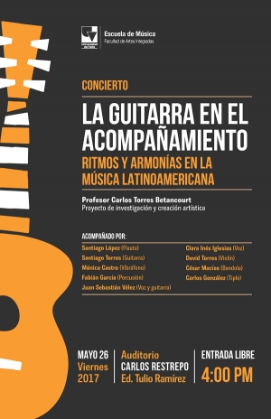 La guitarra en el acompa&ntilde;amiento: ritmos y armon&iacute;as en la m&uacute;sica latinoamericana