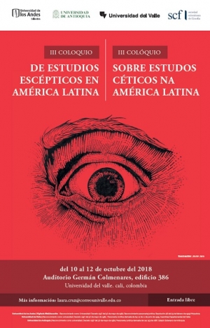 III Coloquio de estudios esc&eacute;pticos en Am&eacute;rica Latina
