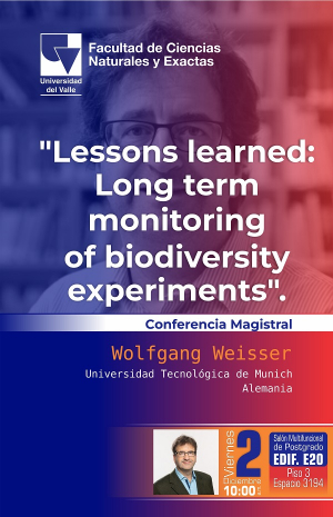 Conferencia "Lessons learned: Long term monitoring of biodiversity experiments"