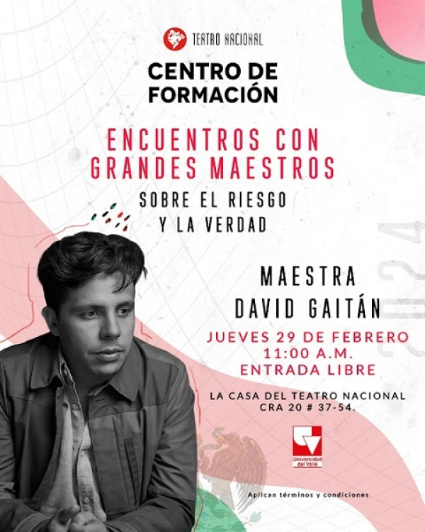 Encuentro con el dramaturgo mexicano David Gait&aacute;n