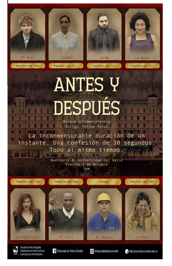 Teatro Univalle: Antes &amp; Despu&eacute;s de Roland Schimmelpfennig